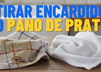 Truque rápido que tira encardido de pano de prato sem esfregar