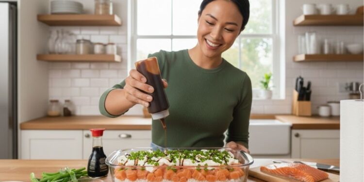 Como preparar sushi de preguiçoso em um refratário e com arroz de micro-ondas