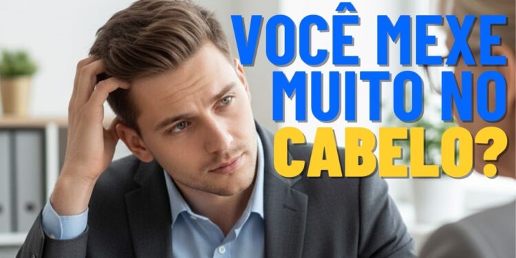 O que significa mexer muito no cabelo, segundo psicologia