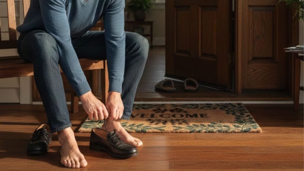 Você corre estes riscos entrando de sapato dentro de casa