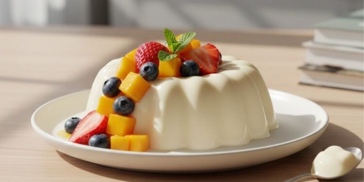 Sobremesa gelada de 4 ingredientes para dias quentes