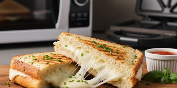 Como preparar panini de micro-ondas usando ovos e tapioca