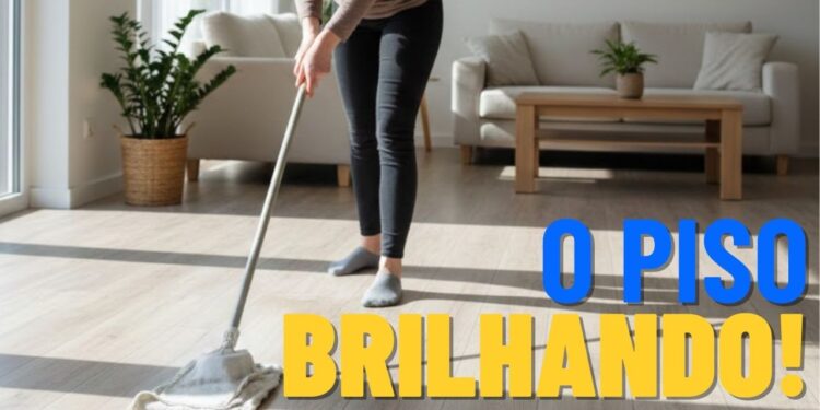 Truque de diaristas devolve o brilho ao piso sem cera industrializada