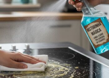 Misturinha com sabão azul e vinagre tira gordura da cozinha em segundos