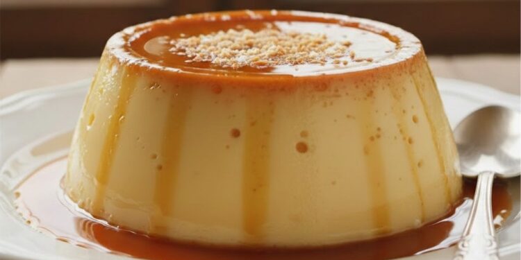 Pudim de leite sem forno com apenas 3 ingredientes