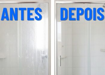 Vinagre e detergente: dupla que deixa o box do banheiro brilhando em 3 minutos