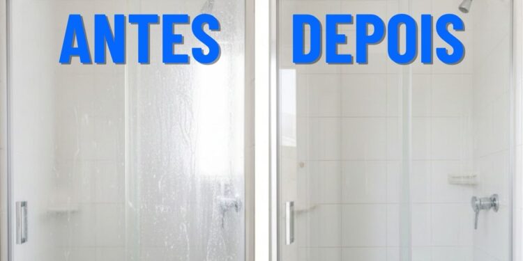 Vinagre e detergente: dupla que deixa o box do banheiro brilhando em 3 minutos