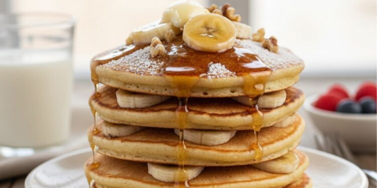 Depois que aprendi a fazer a panqueca de bana com apenas 2 ingredientes, nunca mais fiz outra receita para o café da manhã