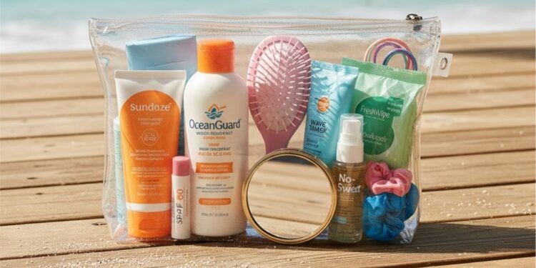 O que levar na nécessaire de praia: itens indispensáveis para proteção, conforto e cuidados completos com a pele, cabelos e olhos