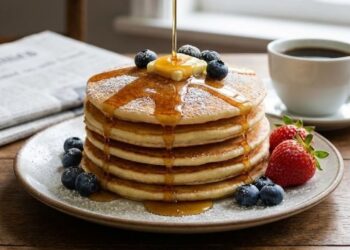 Como preparar panqueca americana fofinha com apenas 3 ingredientes de forma prática e saudável para o seu café da manhã