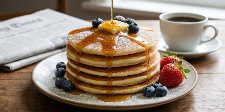 Como preparar panqueca americana fofinha com apenas 3 ingredientes de forma prática e saudável para o seu café da manhã