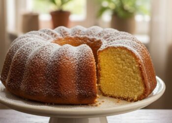 Testamos a melhor receita de bolo de fubá de liquidificador usando apenas 4 ingredientes, uma opção deliciosa e prática para o lanche da tarde