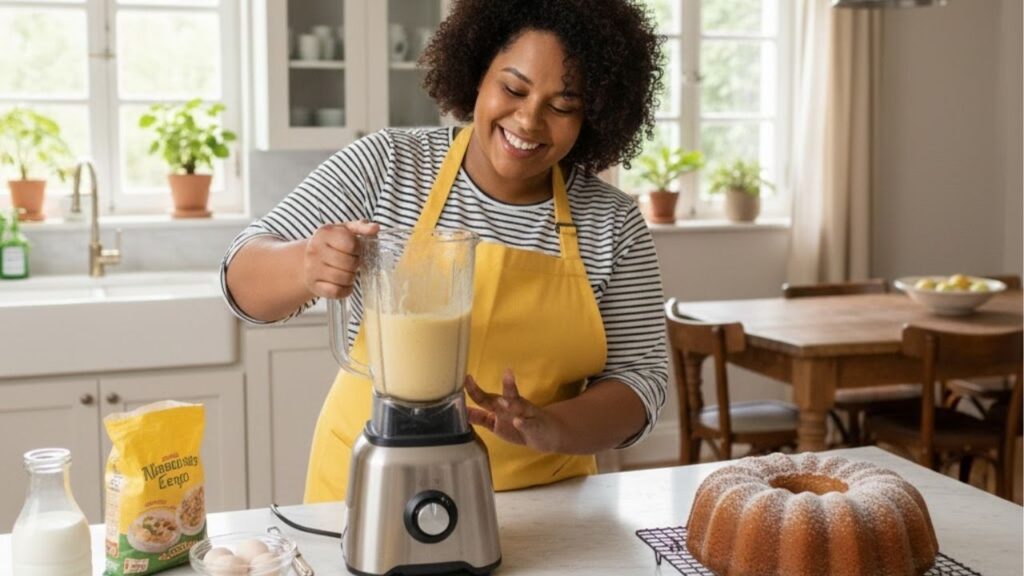 Testamos a melhor receita de bolo de fubá de liquidificador usando apenas 4 ingredientes, uma opção deliciosa e prática para o lanche da tarde