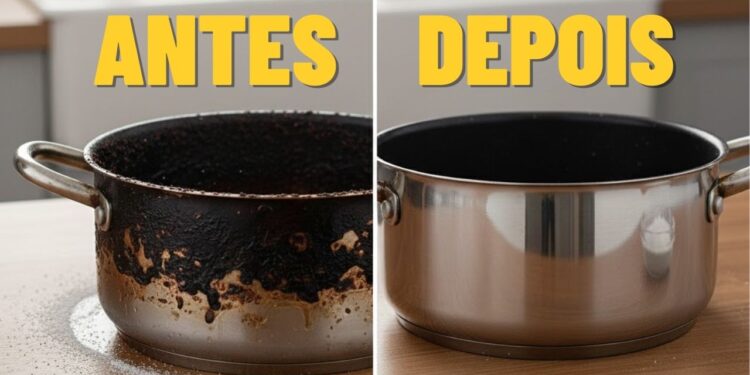 Panela queimada? Descobrimos uma misturinha econômica e eficaz com bicarbonato que vai deixá-la como nova em poucos minutos