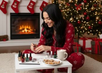 Como fazer as unhas em casa para o Natal economizando muito e conseguindo resultados iguais os de manicure, incluindo modelagem do formato, remoção de cutícula e esmaltação