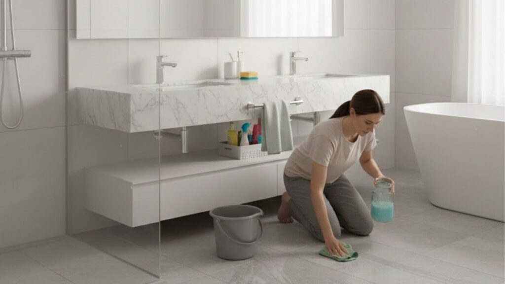 Truque com vinagre e amaciante para deixar o banheiro com cheiro de hotel, você nunca mais vai gastar com produtos caros depois que testar isso