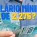 Com o valor de R$ 2.275, este é o estado com maior salário mínimo do Brasil