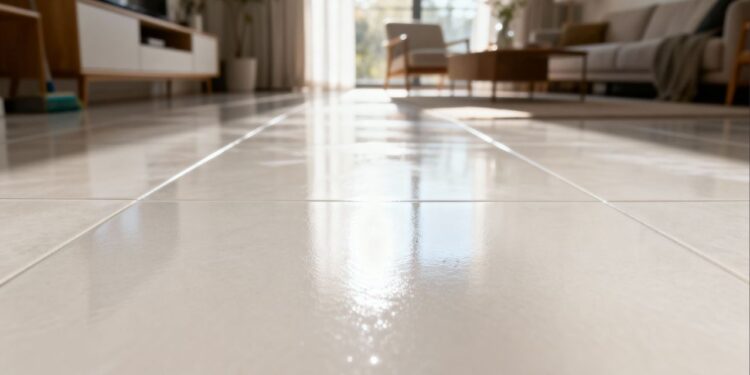 Duas colheres disso no chão deixam o piso limpo por mais tempo