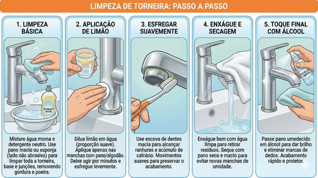Informativo de como remover o calcário