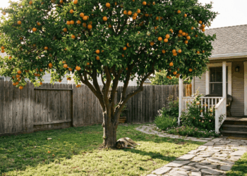 laranjeira carregada