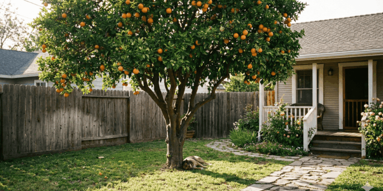 laranjeira carregada