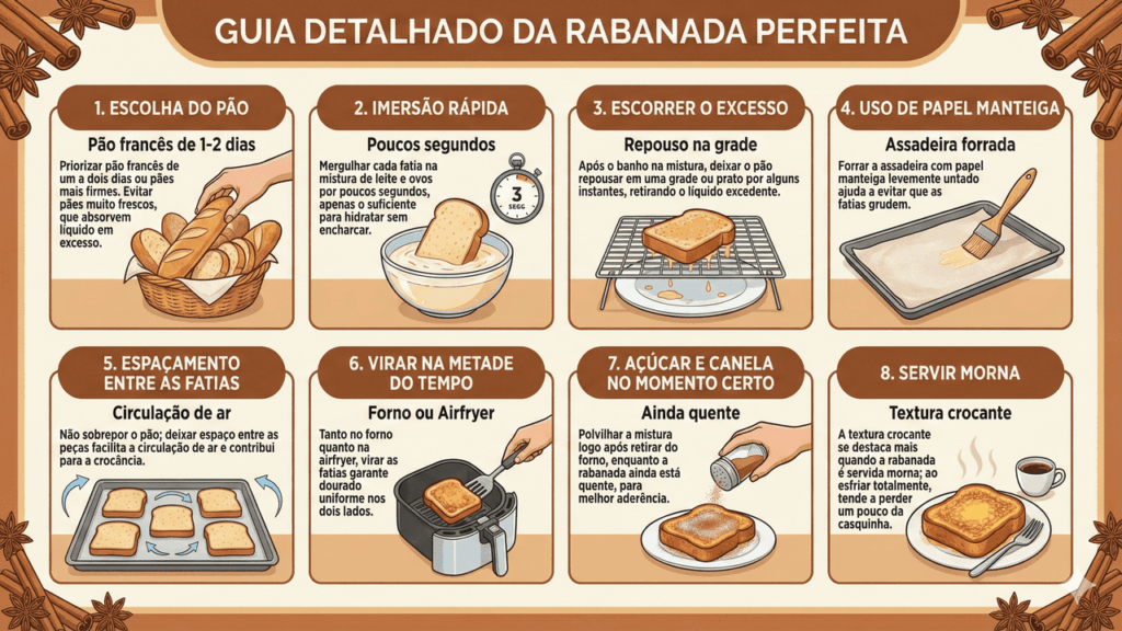 passo a passo de como fazer rabanada