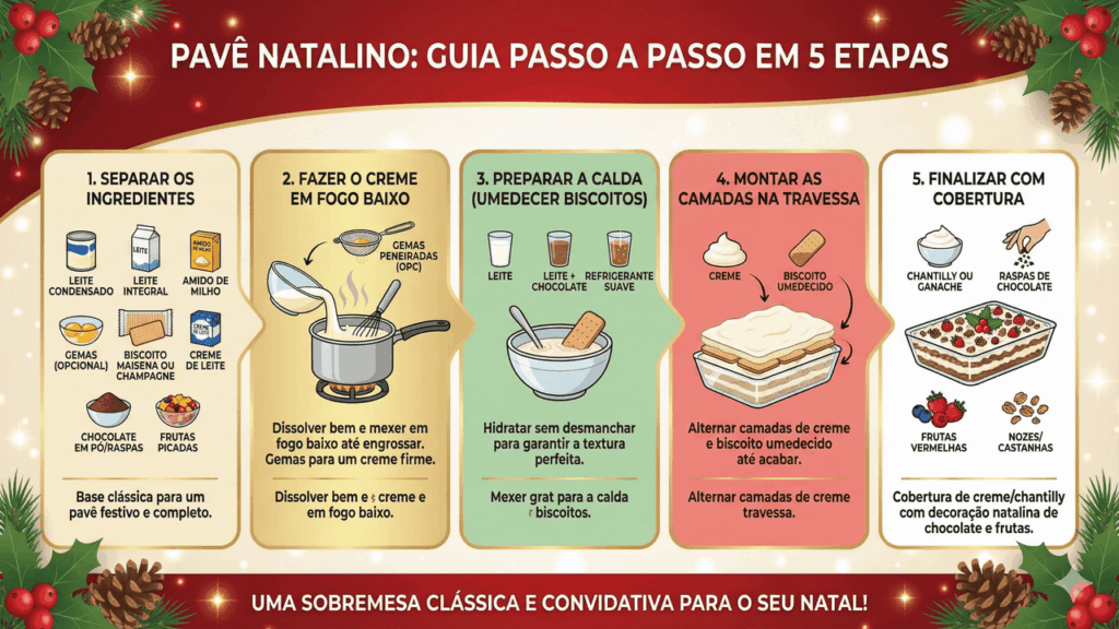 receita de pavê para o natal