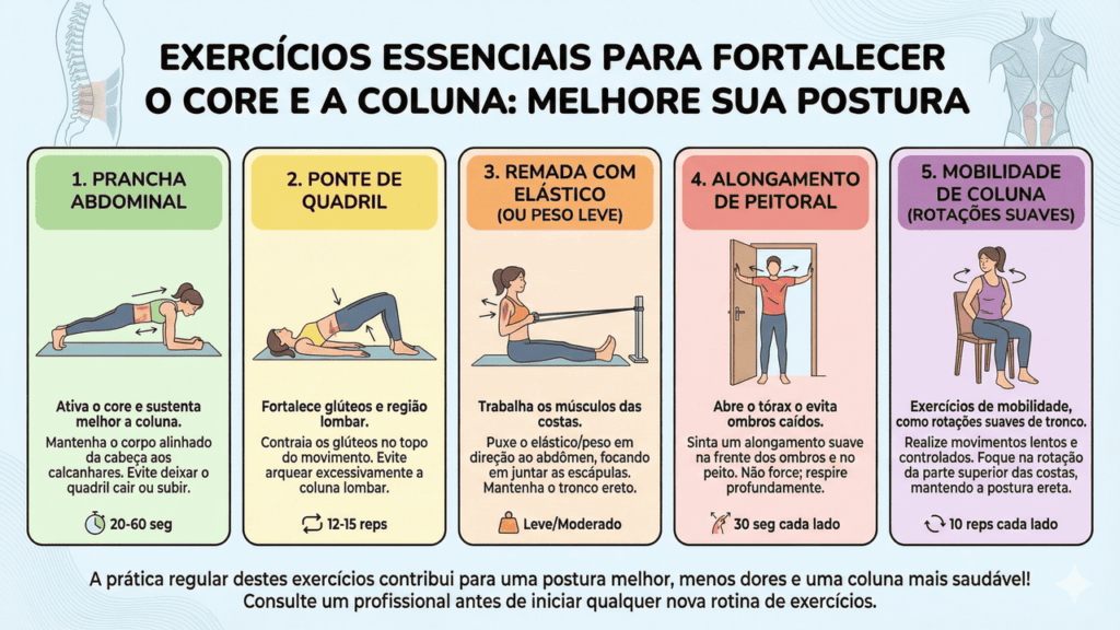 exercícios para postura