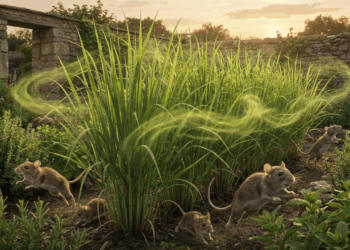 uso de plantas para afastar ratos do jardim