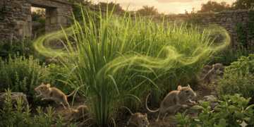 uso de plantas para afastar ratos do jardim