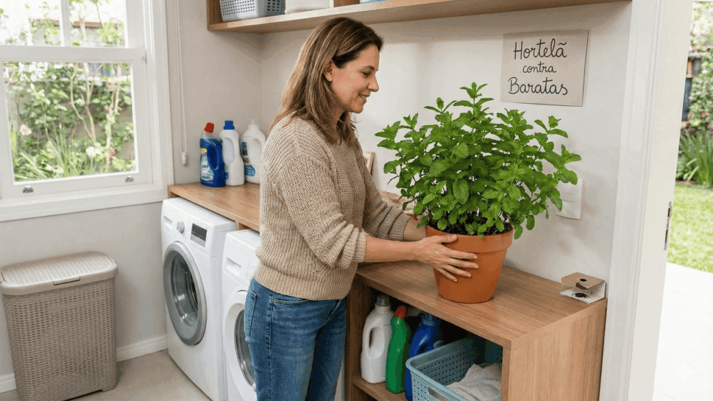 plantas para espantar barata da lavanderia