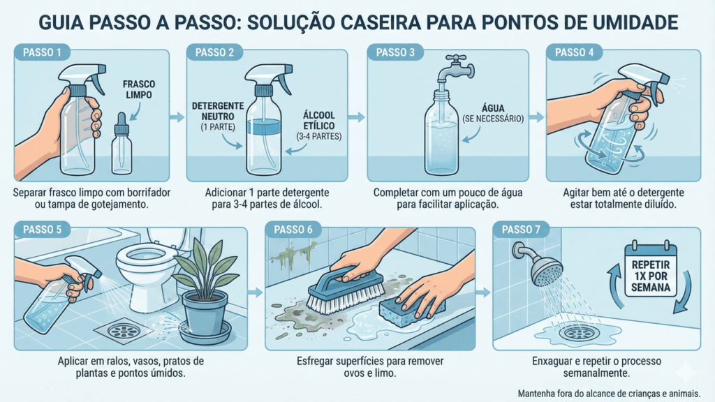 informativo de como limpar o ralo de casa e evitar ovos de mosquitos
