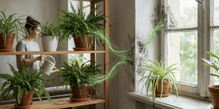 Plantas que absorvem mofe de casa
