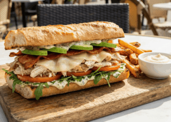 Sanduíche natural de frango feito em 5 minutos resolve qualquer fome