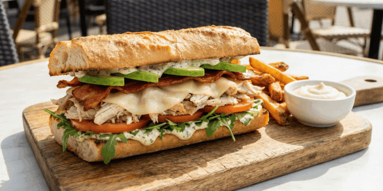 Sanduíche natural de frango feito em 5 minutos resolve qualquer fome