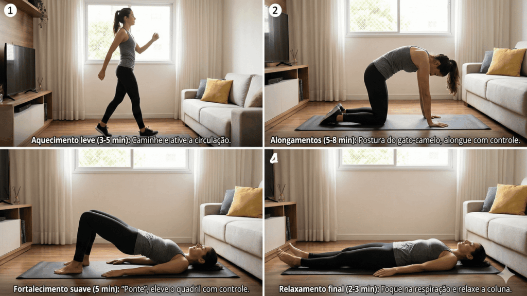 aquecer antes de qualquer exercicio