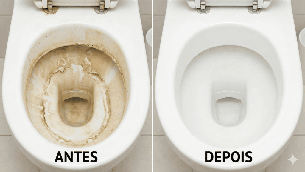 Sem vinagre, nem bicarbonato: a forma correta de tirar o calcário do banheiro