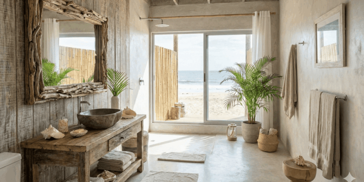 Nem água sanitária, nem cloro: esse truque limpa banheiro de praia sem cheiro forte