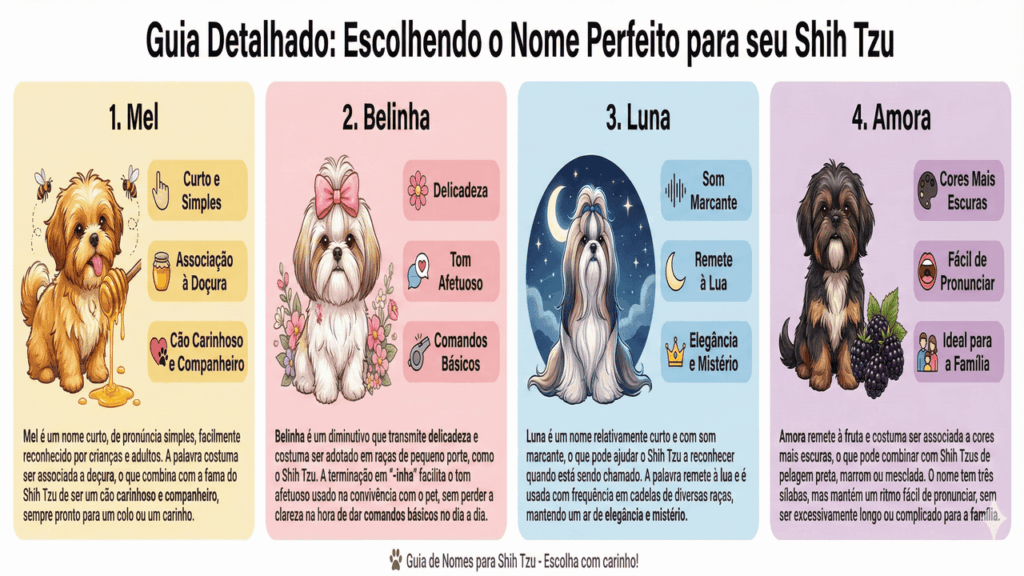 nomes para shih tzu