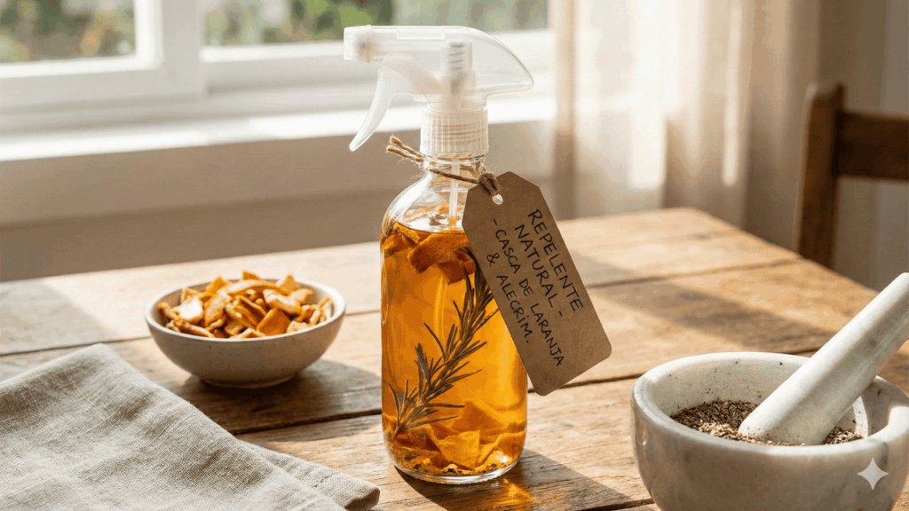 repente caseiro de casca de laranja