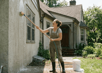 limpeza de parede sem danificar