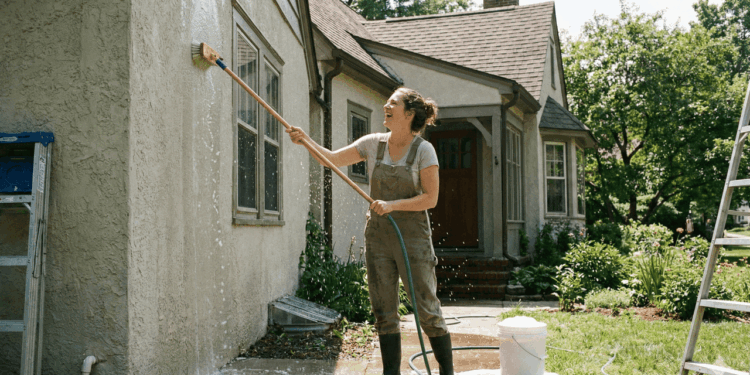 limpeza de parede sem danificar