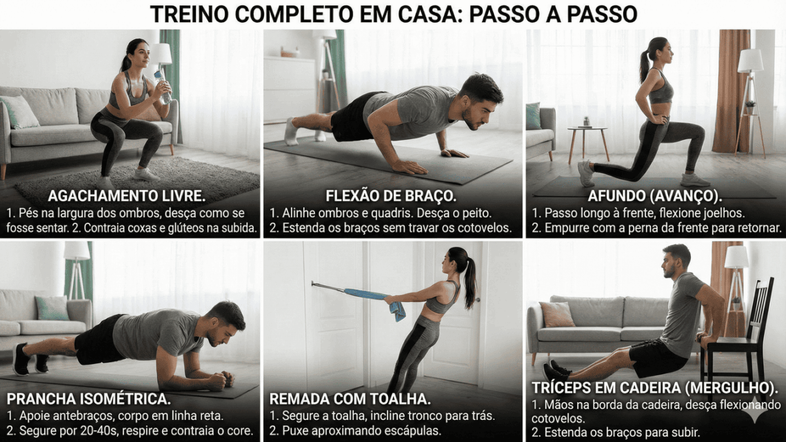 Os 6 Melhores Exerc cios Para Ganhar Massa Muscular Em Casa UAI Not cias