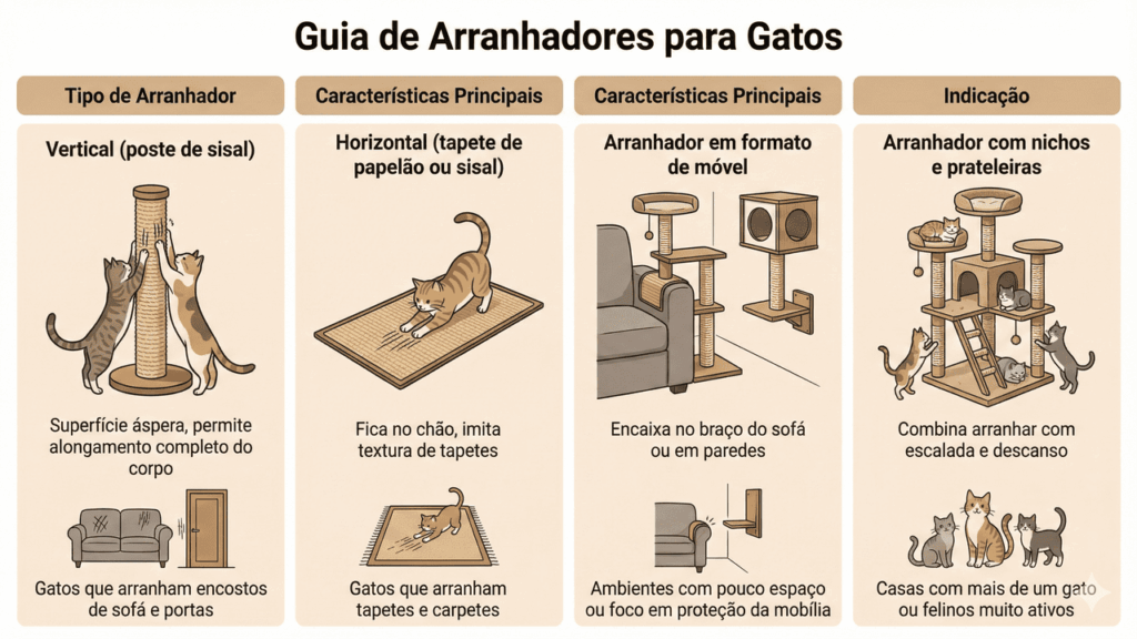 ideias de arranhadores para seu gato