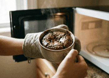 brownie de micro-ondas