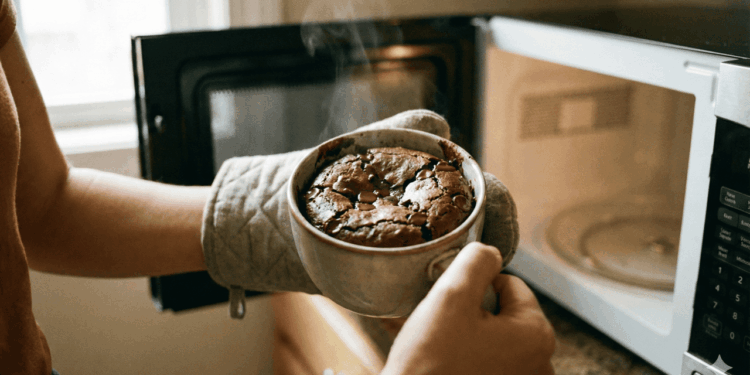 brownie de micro-ondas