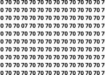 Encontre o número escondido na ilusão de ótica em 12 segundos