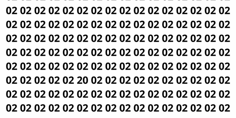 Encontre o número escondido na ilusão de ótica em 12 segundos