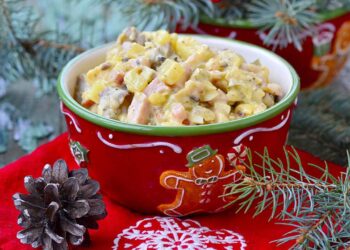 maionese servida para o natal