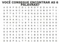 Encontre as 6 palavras em 50 segundos e teste seu cérebro